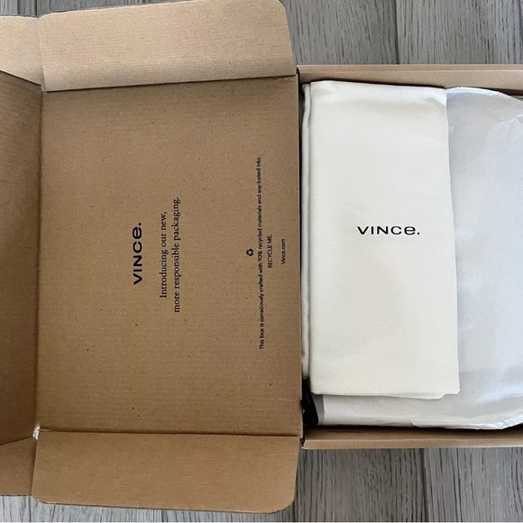 Vince Leather Benita Square Toe Slip On Clog Wedge Heel Pumps Cypress - Picture 3 of 10